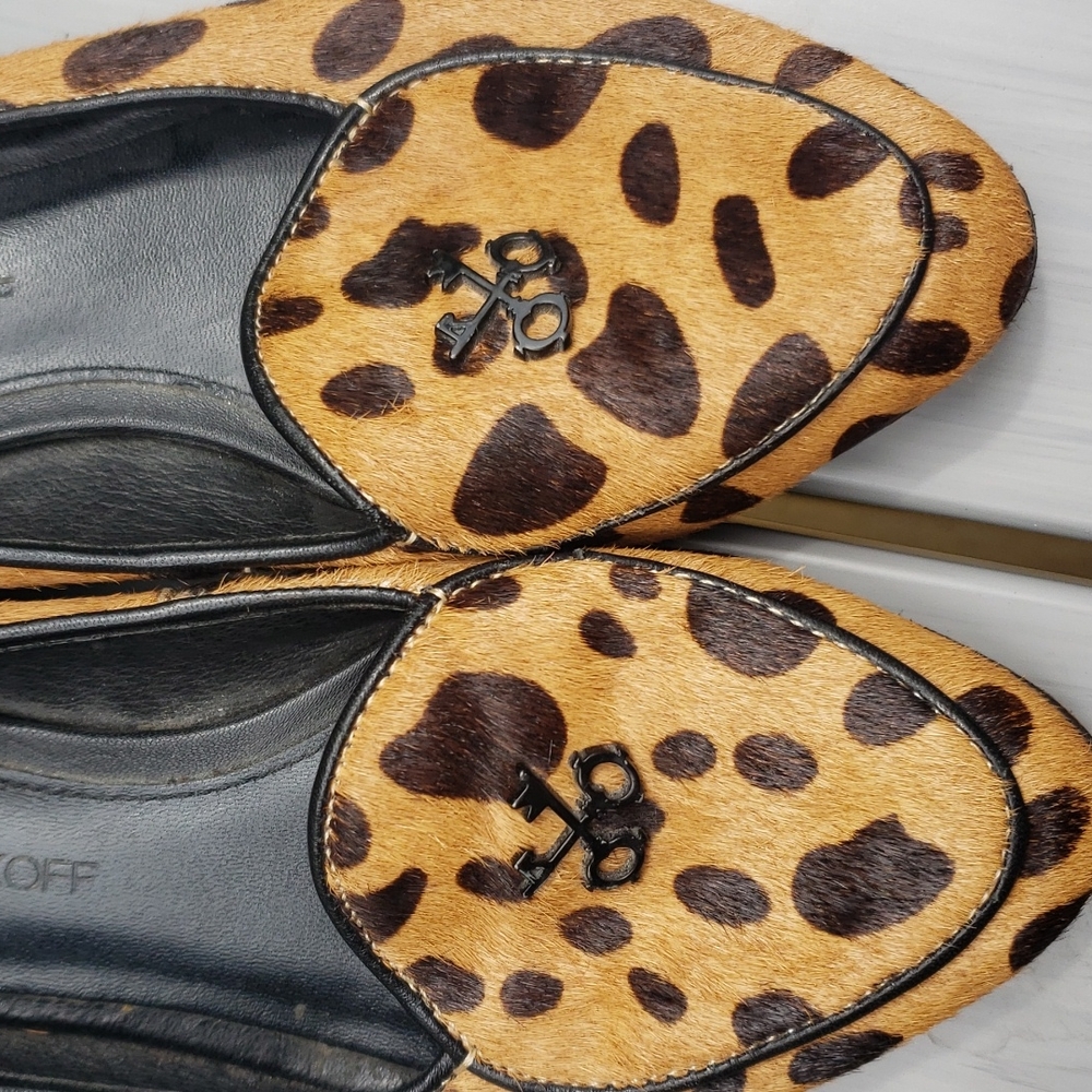Rebecca Minkoff calf hair animal print loafers - Picture 6 of 14